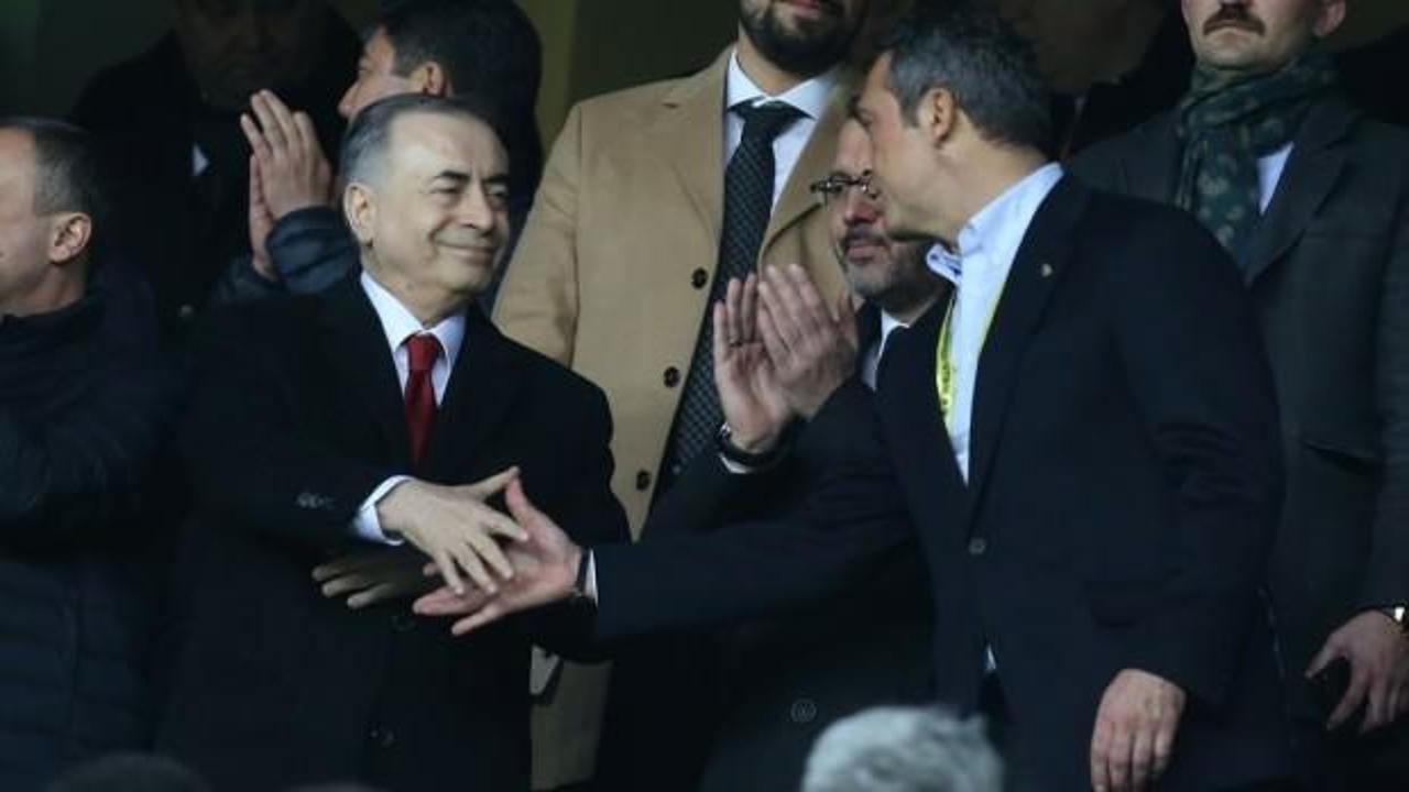 Ali Koç ve Mustafa Cengiz maçı birlikte izledi