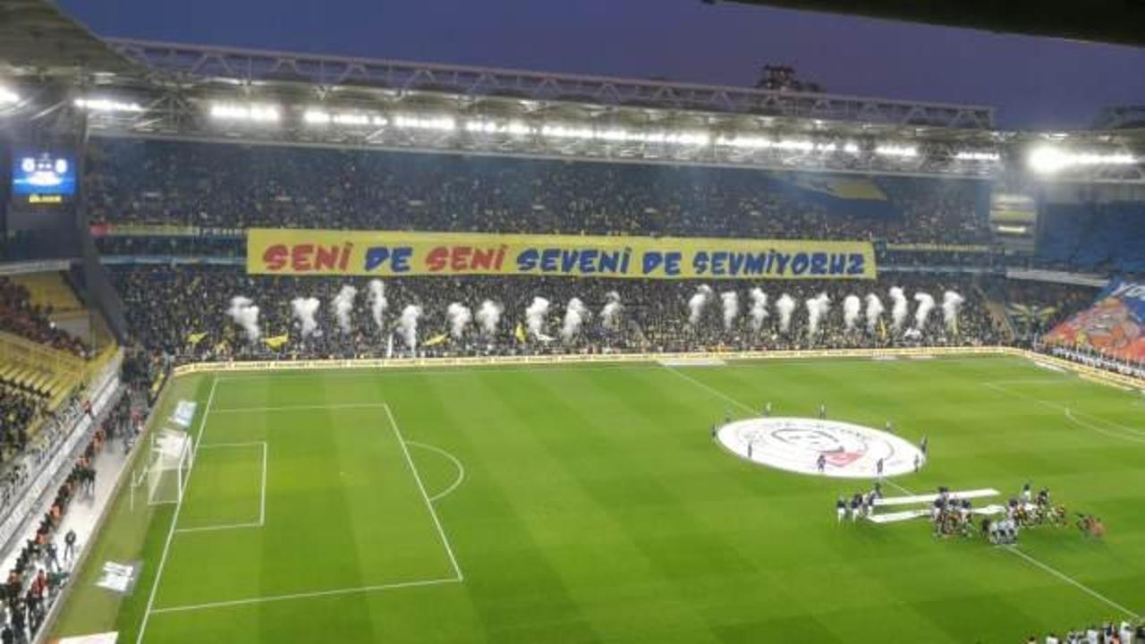 Fenerbahçe'den derbi koreografisi!