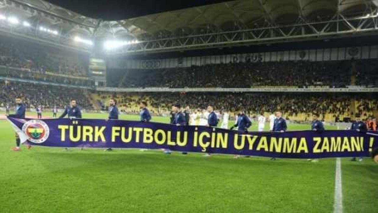 Çok konuşulan pankart için Fenerbahçe'ye ceza!