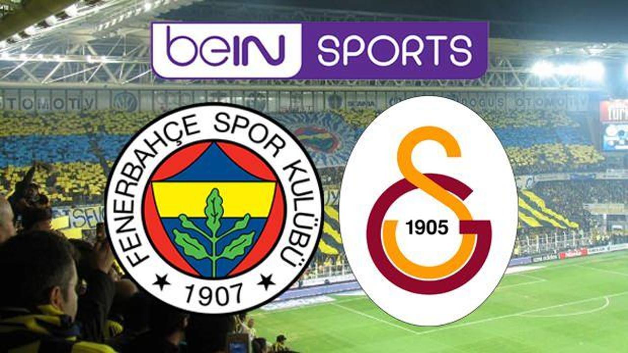 Fenerbahçe Galatasaray canlı takip: Süper Lig Fenerbahçe Galatasaray maçı hangi kanalda?