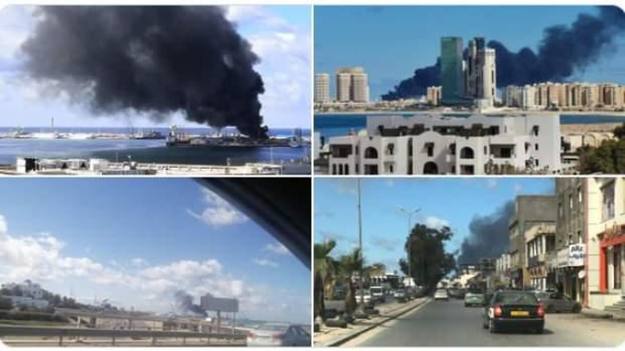 Hafter güçlerinden Trablus limanına saldırı