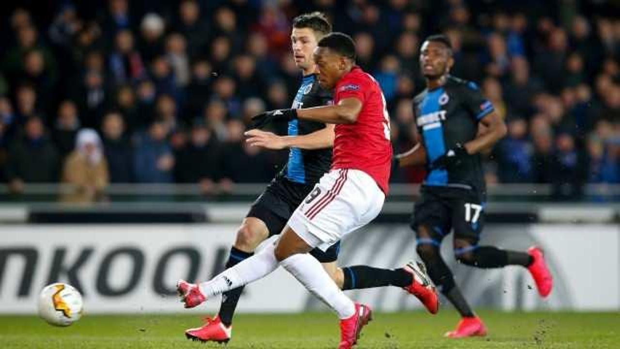 Manchester United, Brugge'den 1-1 ile çıktı