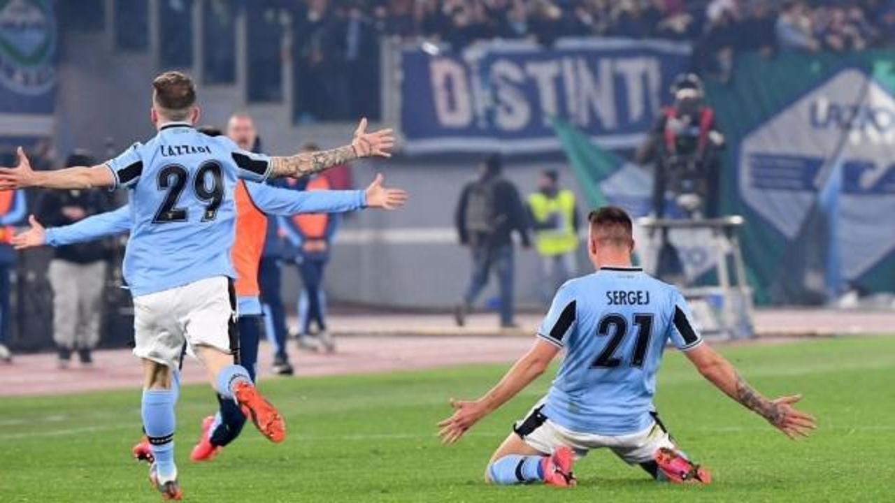 Serie A'da nefes kesen ma&ccedil;ta kazanan Lazio