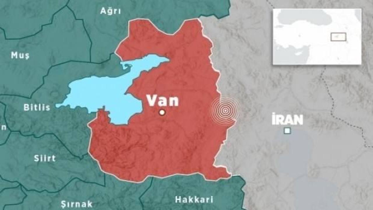 İran'ın Türkiye sınırında deprem