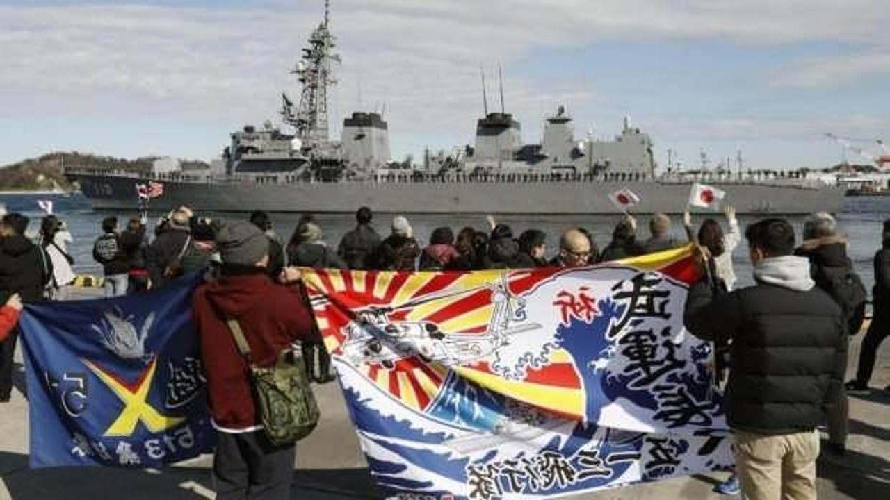 Japon savaş gemisi Orta Doğu'da