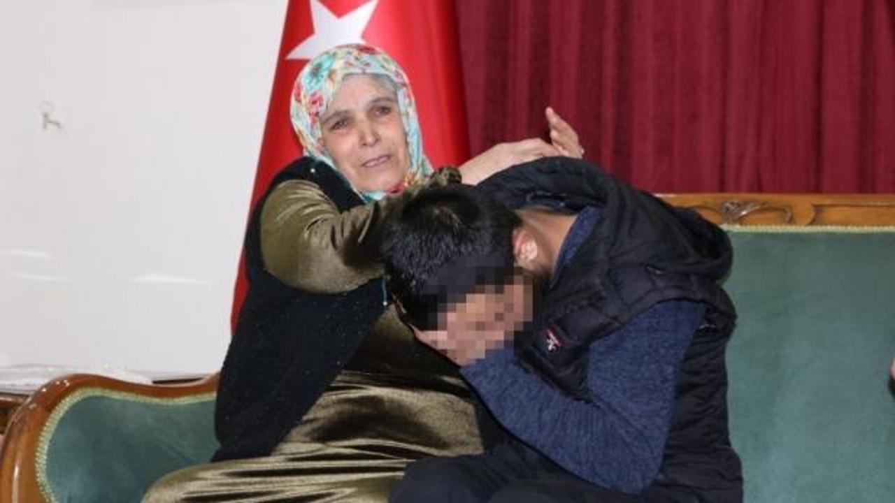 PKK'dan kaçışlar devam ediyor! Bir aile daha evladına kavuştu