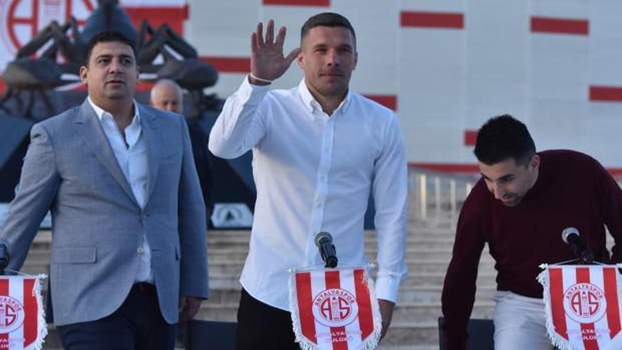 Podolski: Antalyaspor'a tatile gelmedim