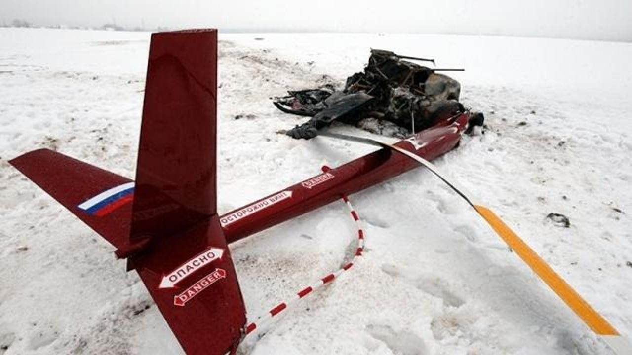 Rusya'da helikopter kazası