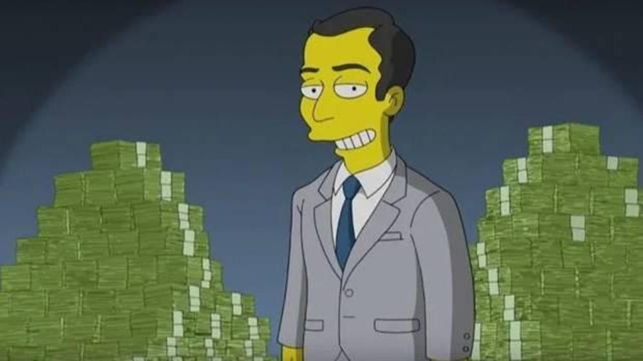 İzleyenler şaştı kaldı! Simpsonlardan olay &ccedil;ıkartacak tahmin