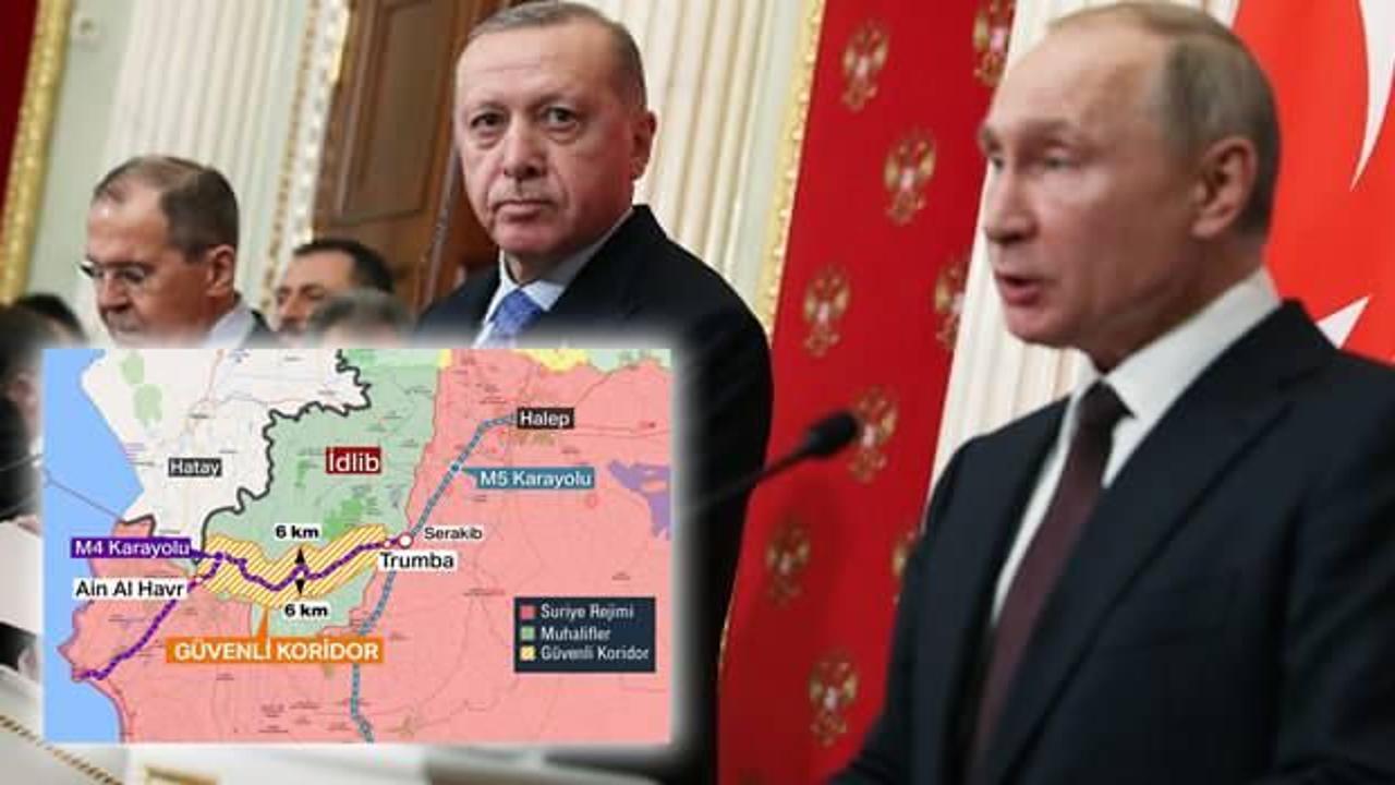 Moskova'daki İdlib Zirvesi bitti, haritalar ortaya çıktı! Erdoğan ve Putin resmen anlaştı