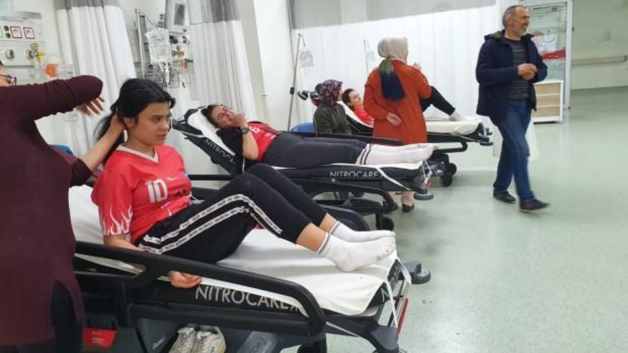 Yedikleri &ccedil;iğ k&ouml;fte hastanelik etti