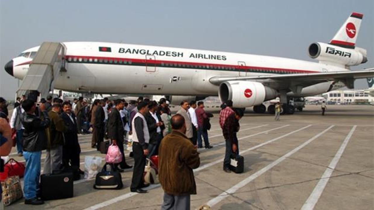 Bangladeş'te 4 havayolu şirketi Hindistan uçuşlarını durdurdu