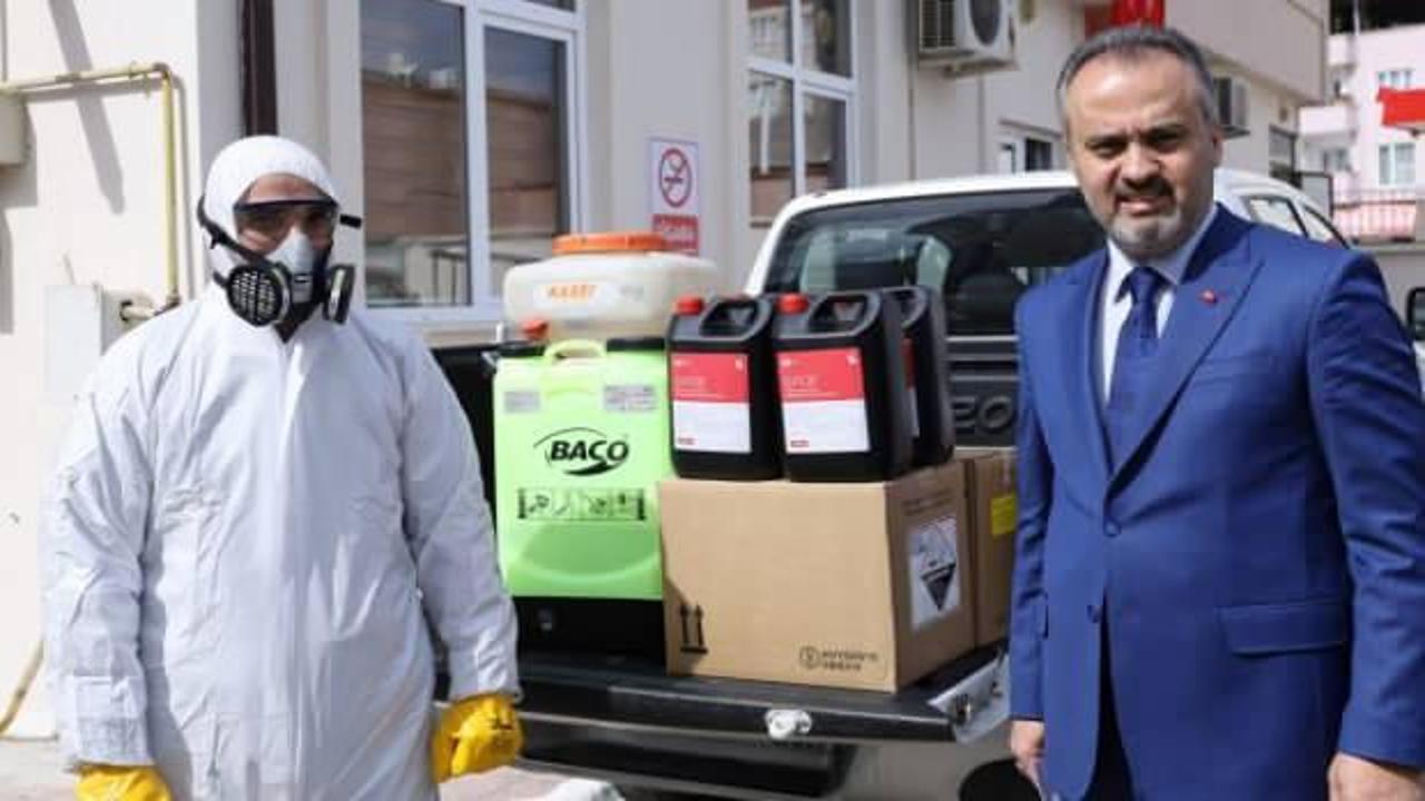 Bursa Büyükşehir Belediyesi koronavirüse karşı teyakkuzda