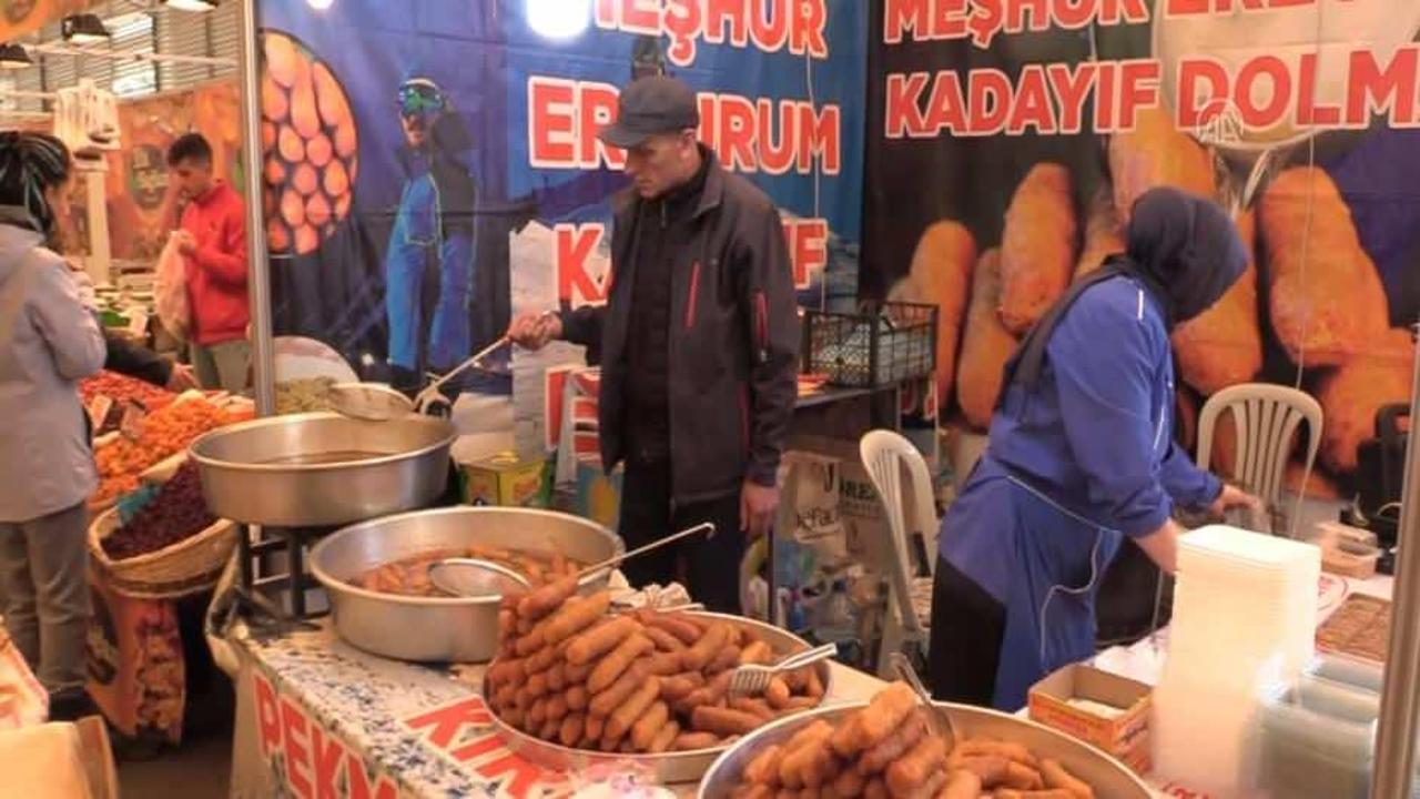 Erzurum lezzetleri İzmir'de halkla buluşuyor