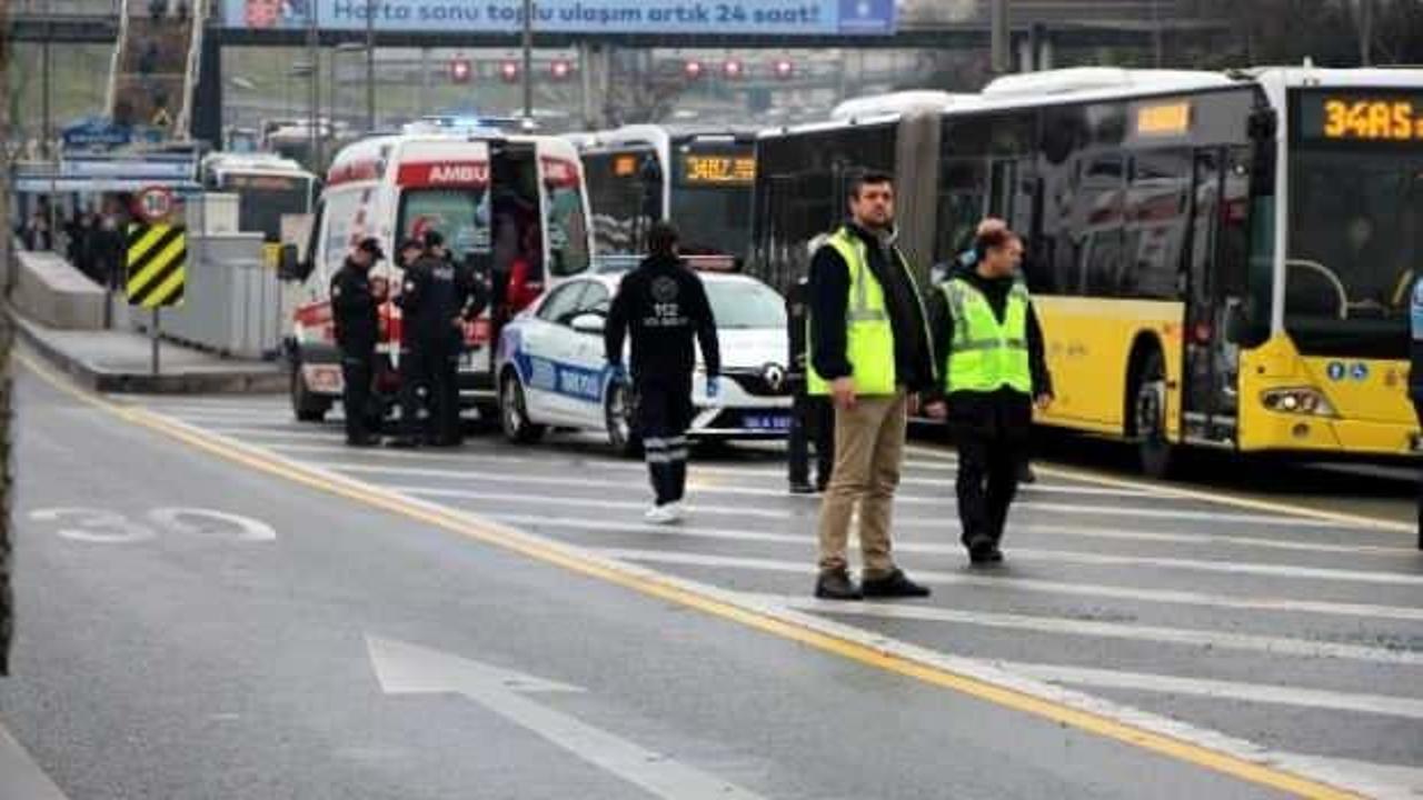 Haliç Köprüsü'nde iki metrobüs çarpıştı: 10 kişi yaralandı