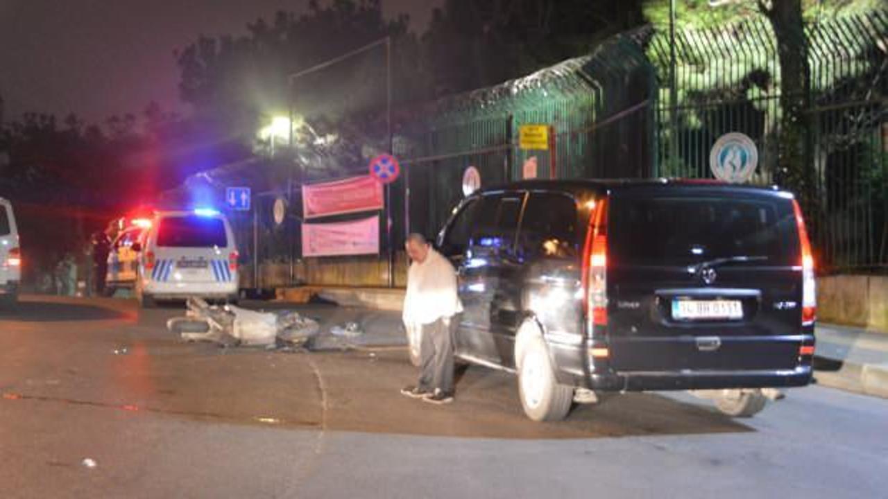 VIP araç ile motosiklet çarpıştı: 1 kişi ağır yaralı
