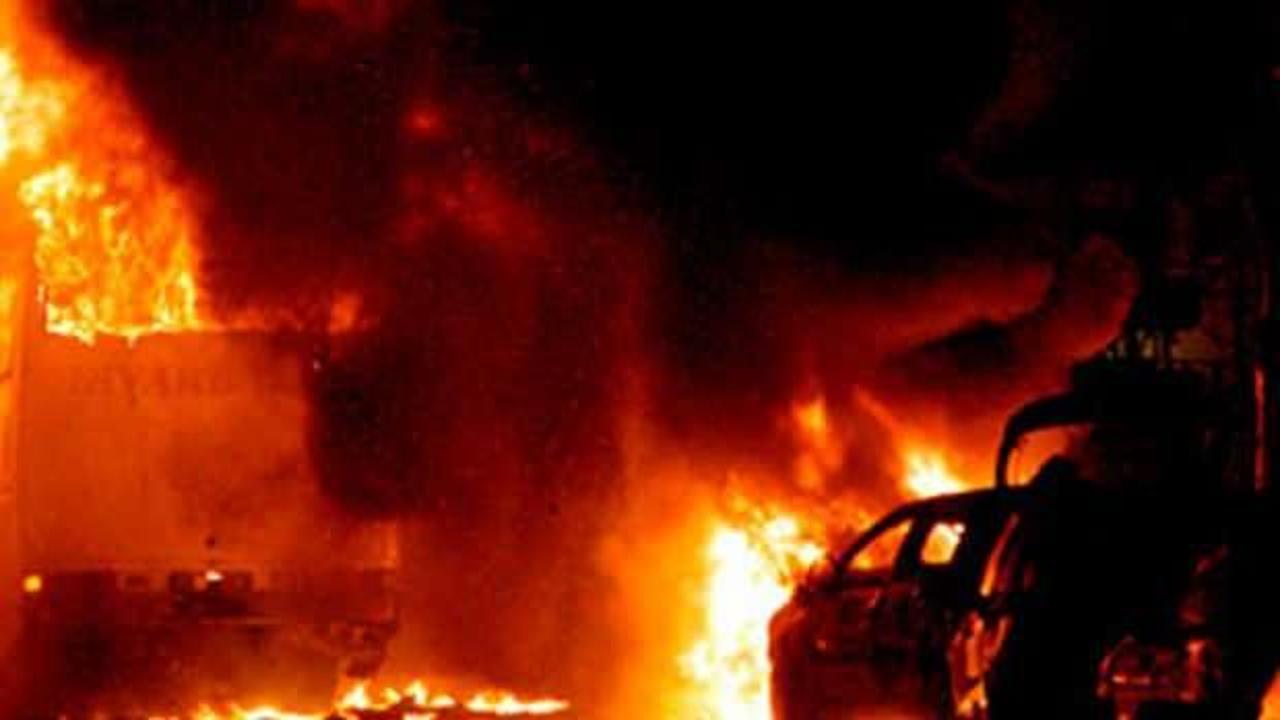 Azez’de teröristler bombalı araçla saldırdı