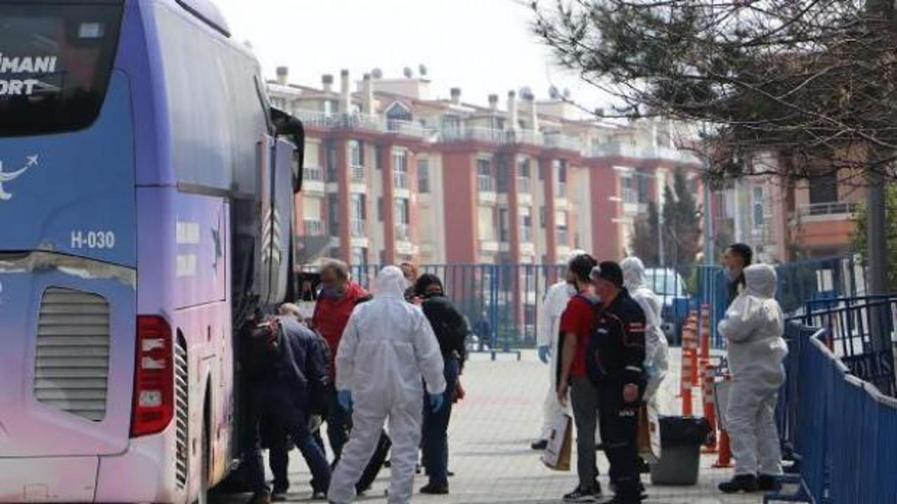 Yurt dışından gelenler, Tekirdağ'daki yurtlara yerleştiriliyor