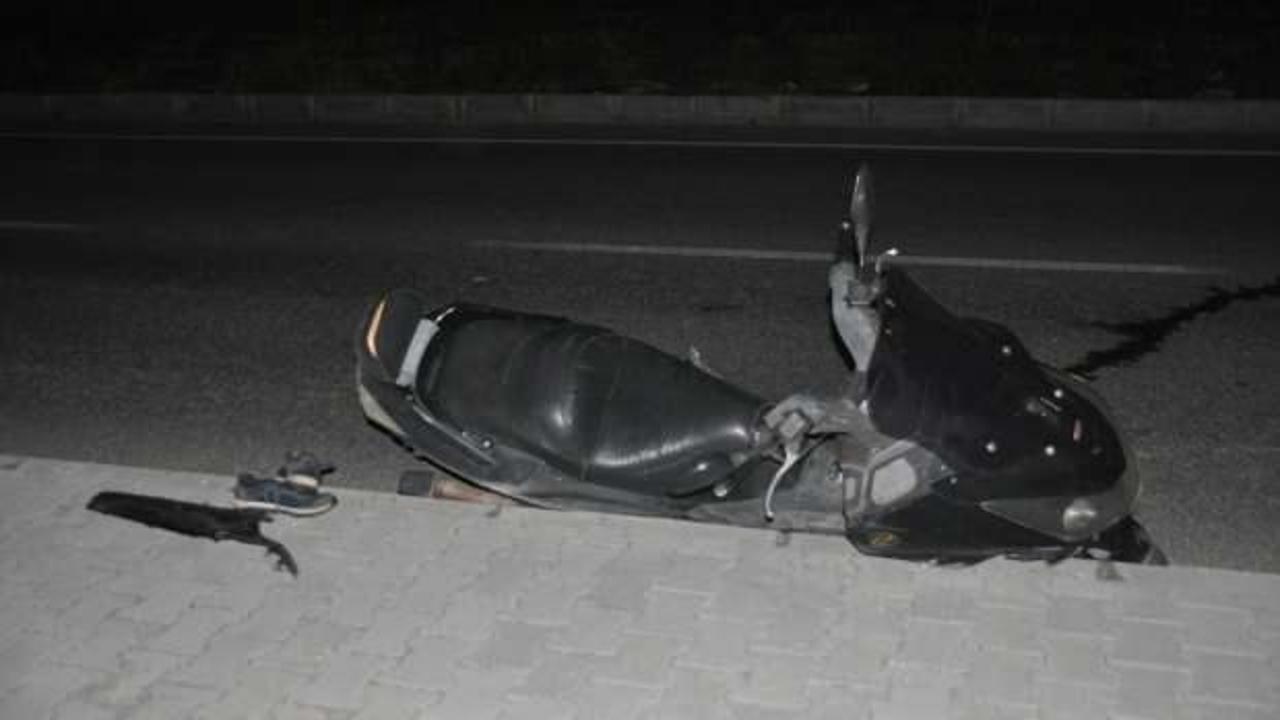 Aydın'da devrilen motosikletin sürücüsü öldü