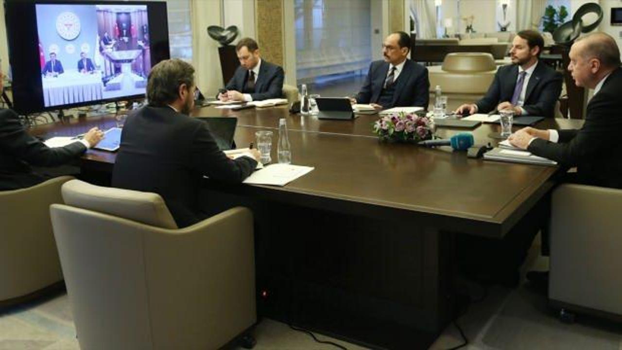 Başkan Erdoğan Bilim Kurulu Toplantısı'na video konferansla katıldı