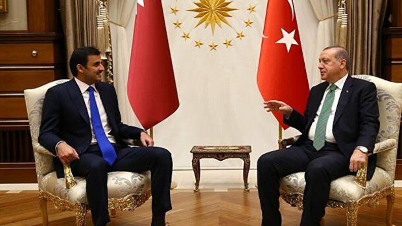 Başkan Erdoğan, Katar Emiri ile görüştü