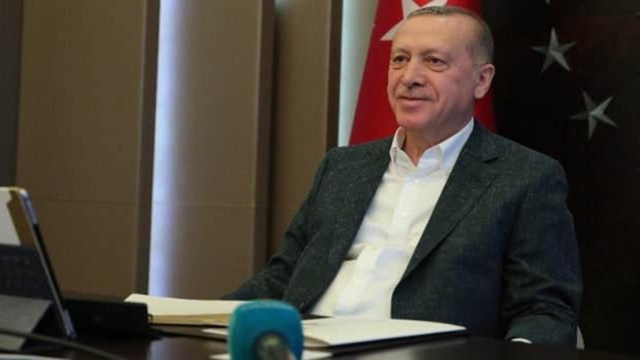 Cumhurbaşkanı Erdoğan, partisinin İstanbul teşkilatıyla video konferans gerçekleştirdi