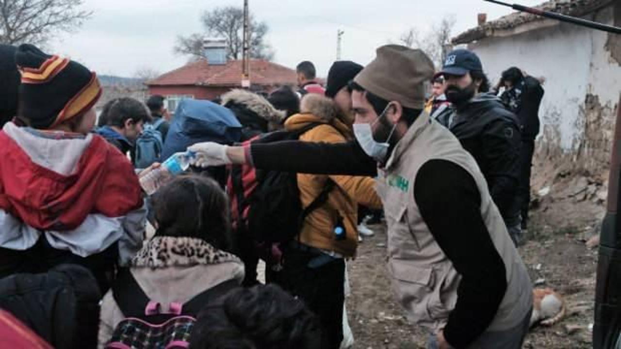 İHH’dan Edirne’deki sığınmacılara insani yardım