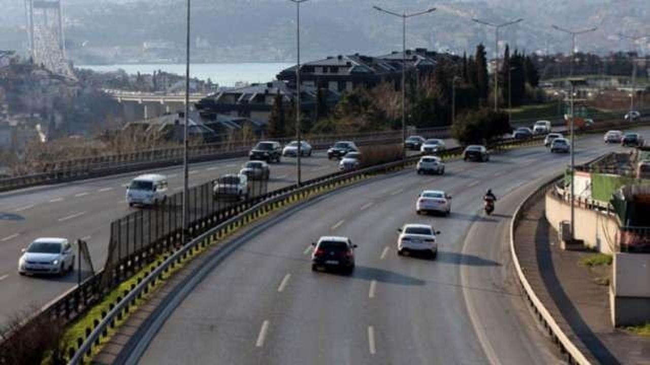 İstanbul'da trafik yoğunluğu yüzde 17