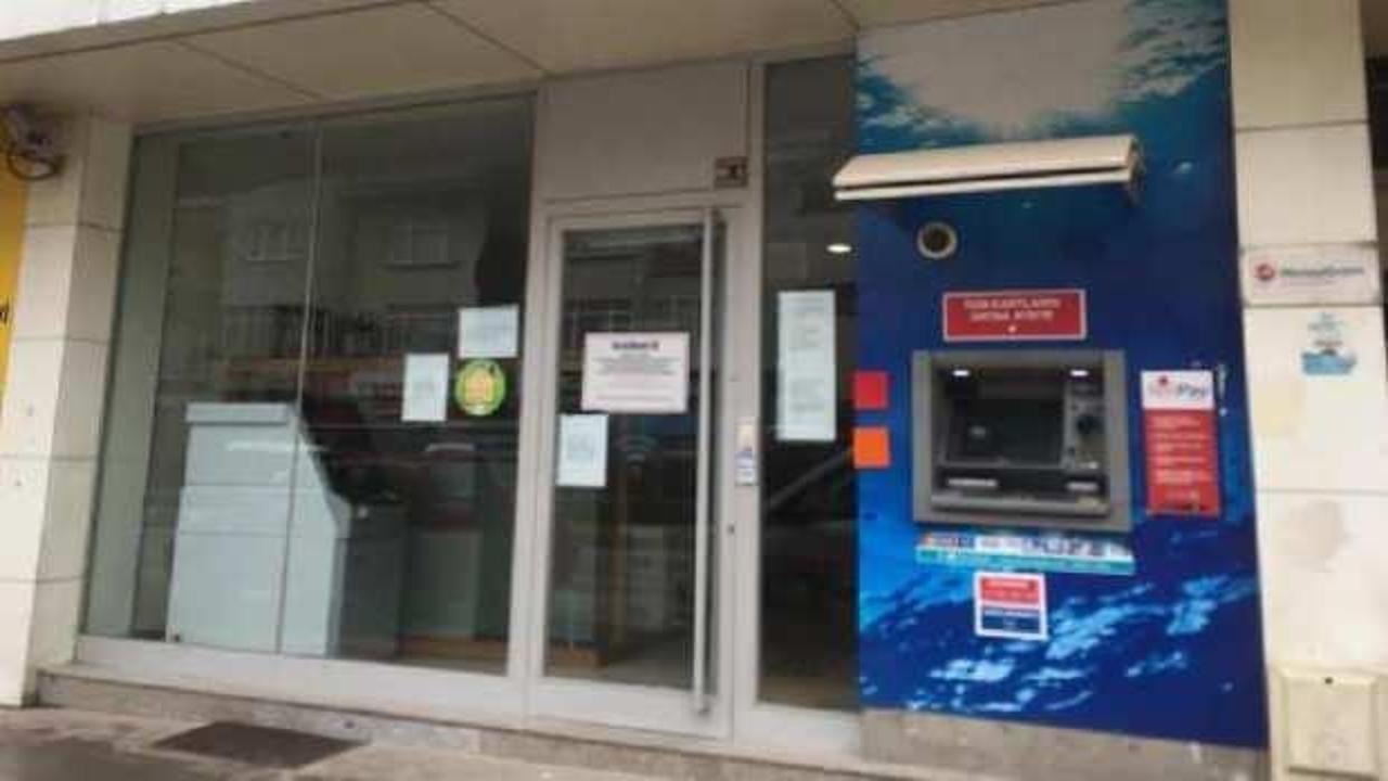 Koronavirüs şüphesiyle banka şubesi kapatıldı