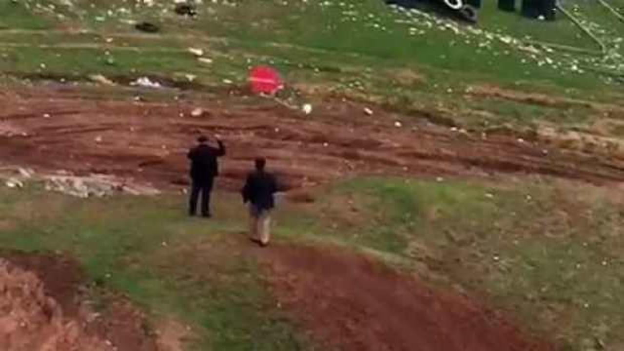 Sokağa &ccedil;ıkma yasağını dinlemedi, u&ccedil;urtma u&ccedil;urdu