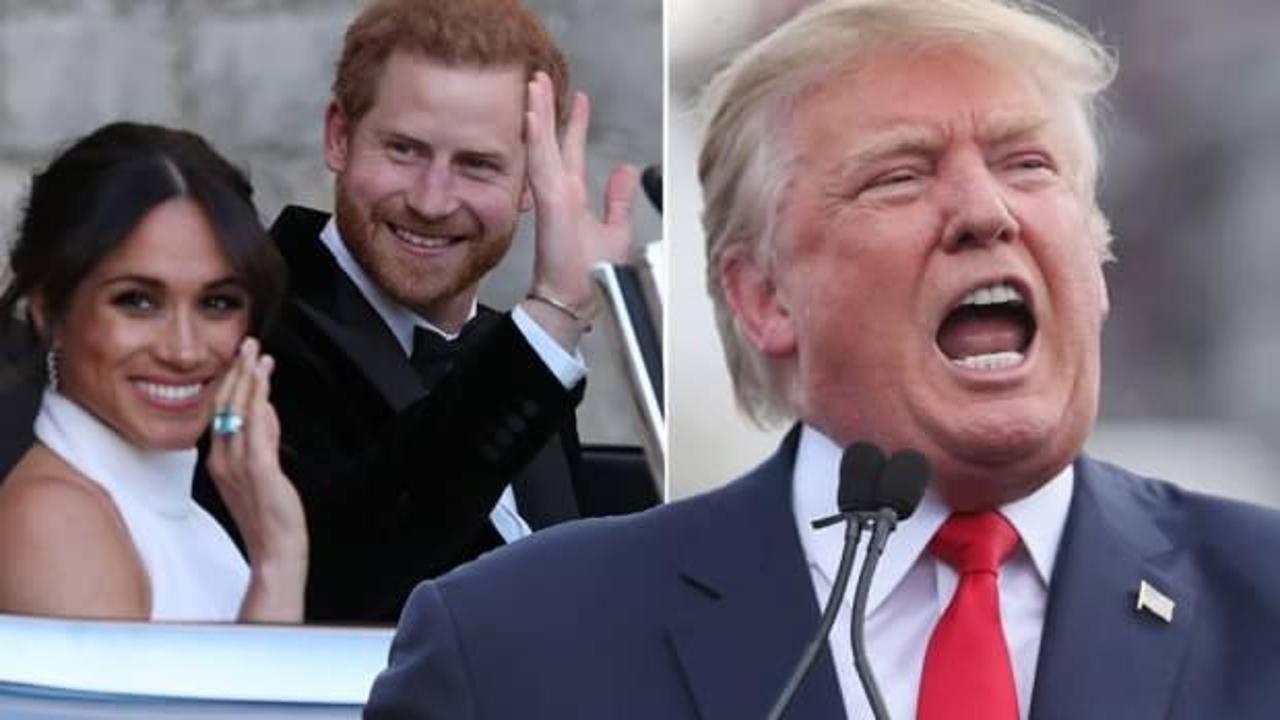 Trump'ın sert sözlerine Prens Harry ve Meghan Markle'dan aynı sertlikte yanıt
