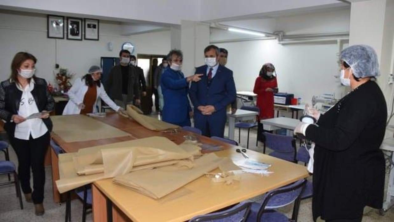 Halk Eğitim Merkezleri günde 7 bin maske üretiyor
