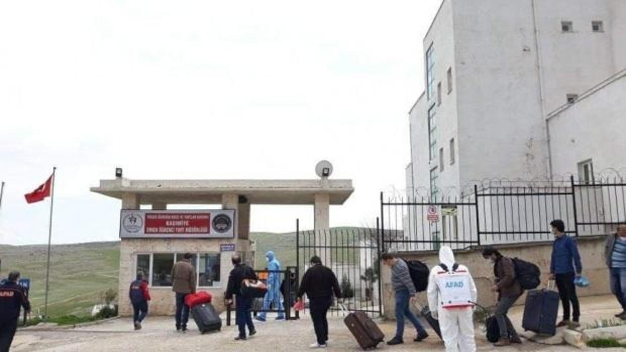 Irak'tan gelen Türk vatandaşları Mardin'de karantinaya alındı