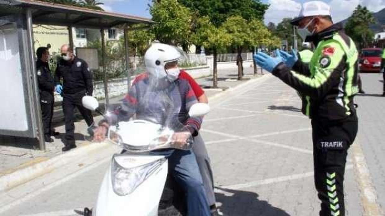 Muğla'da motosikletlere 2 kişi binmek yasaklandı