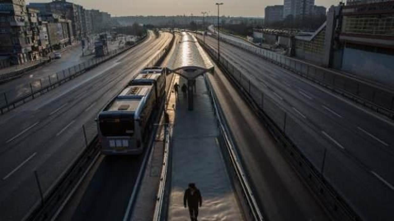 Sokağa çıkma yasağının ilk gününde İstanbul'da yollar boş kaldı