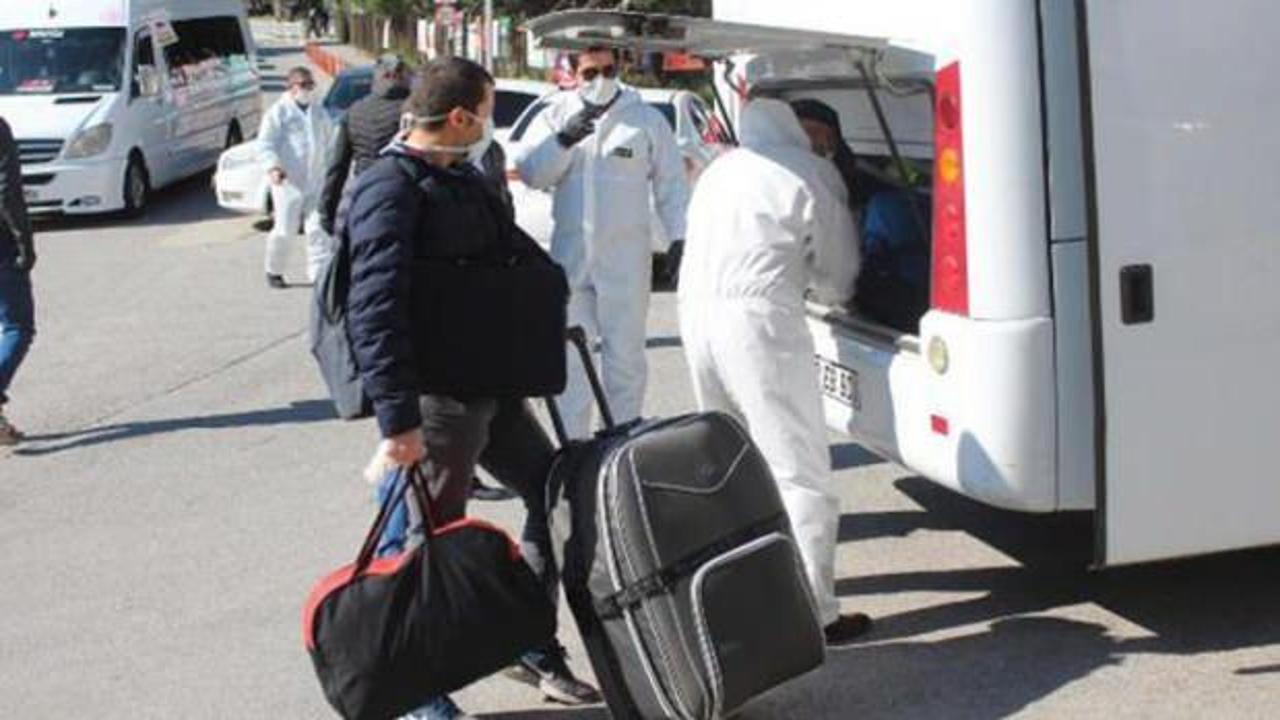 Muğla'da yurtta karantinada tutulan 150 kişi, evlerine gönderildi