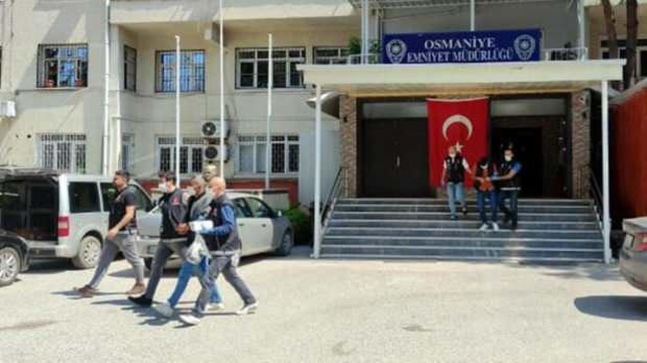 Osmaniye'de 'torbacı' operasyonu: 7 gözaltı