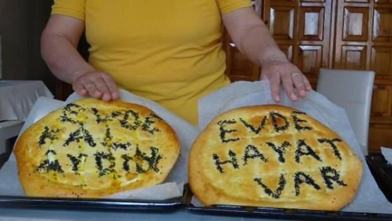 Ramazan pidesiyle 'evde kal' mesajı