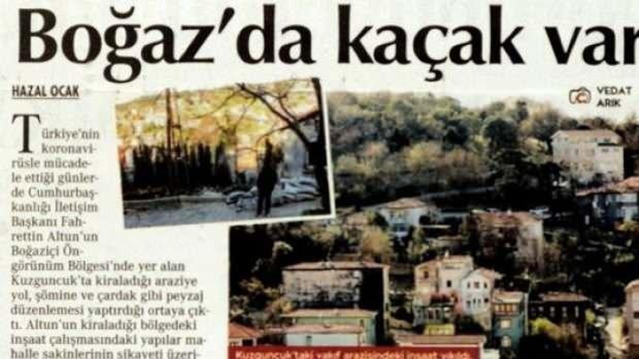 Vakıflar Genel Müdürlüğü, Cumhuriyet Gazetesi'nin haberini yalanladı