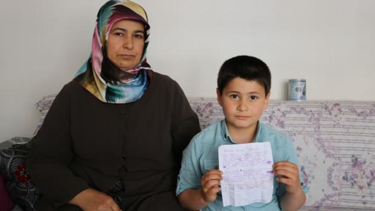 7 yaşındaki Yusuf tablet almak için biriktirdiği parayı bağışladı
