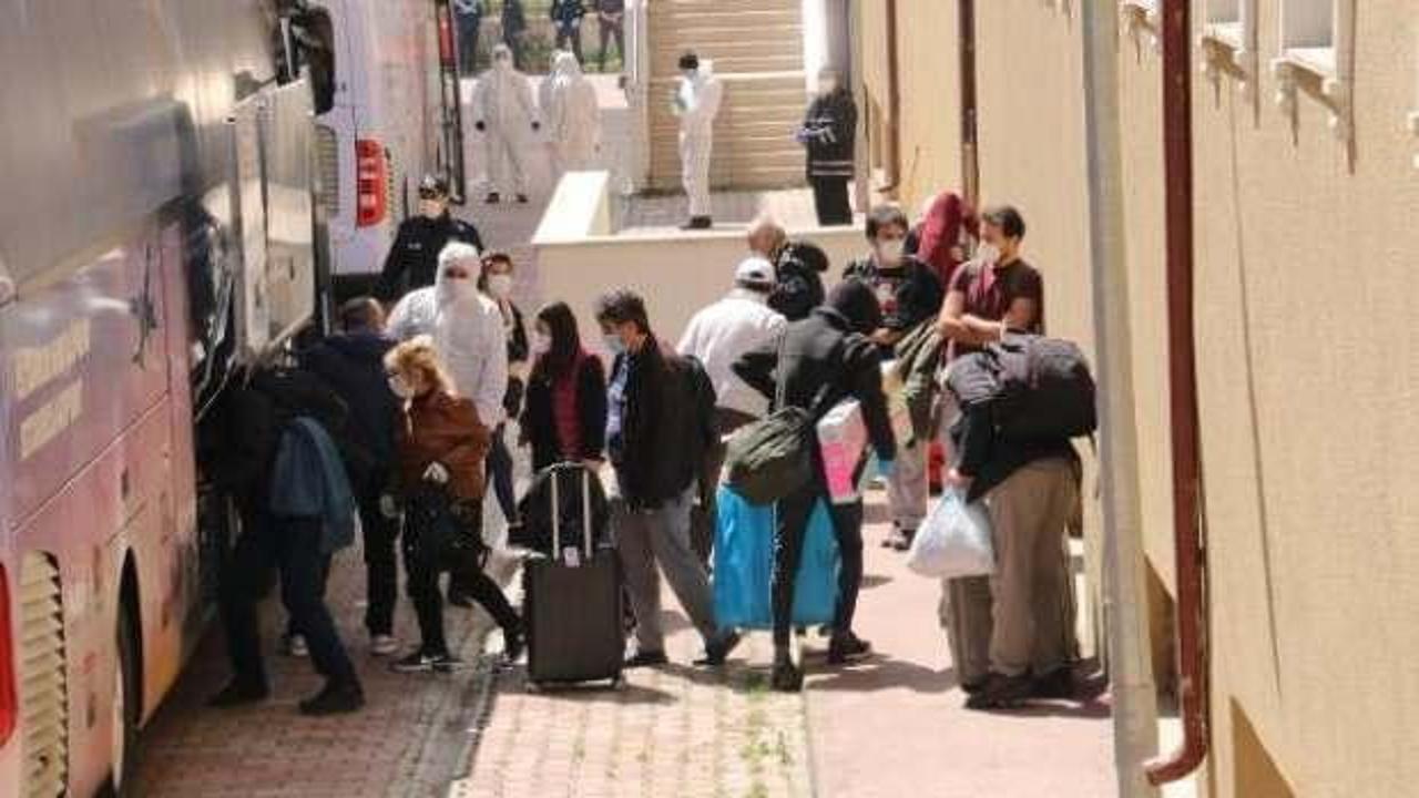 ABD’den getirilen 225 vatandaş, Düzce’de yurda yerleştirildi