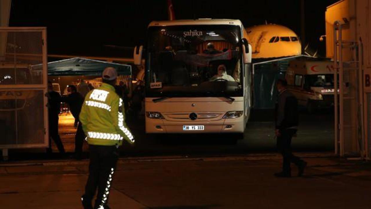 Almanya'daki 232 Türk vatandaşı Kayseri'ye getirildi