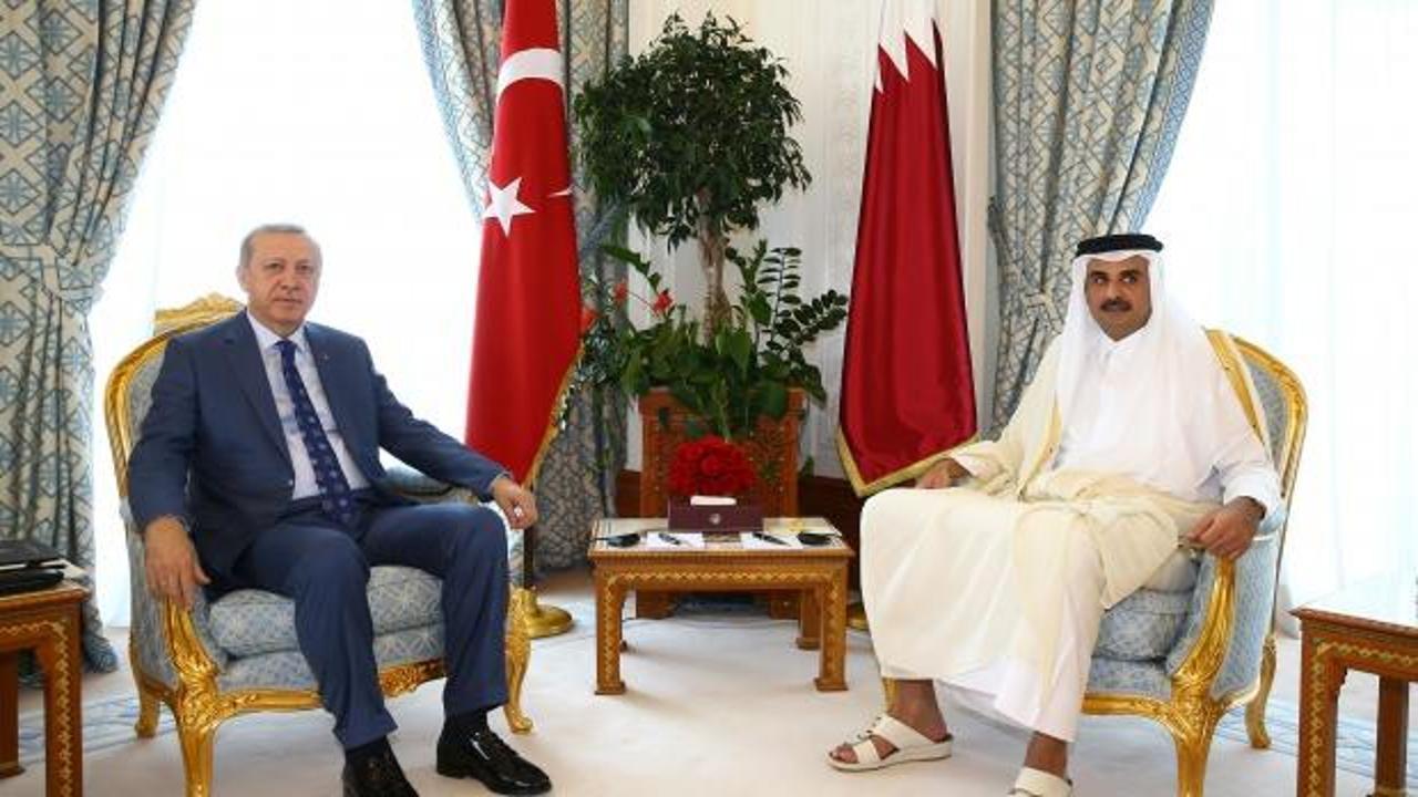 Başkan Erdoğan, Katar Emiri ile telefonda görüştü