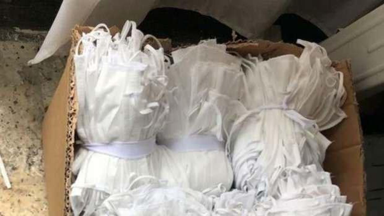 İstanbul'da kaçak üretilen maskelere el konuldu
