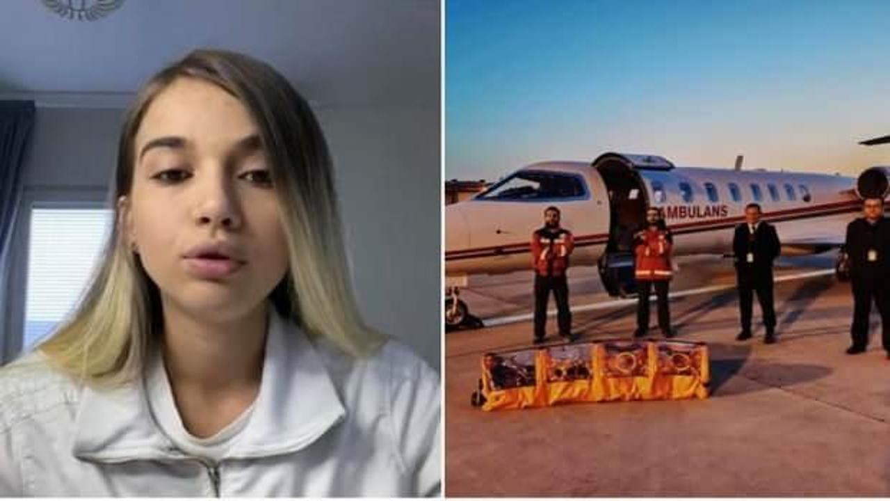 İsve&ccedil;'teki T&uuml;rk hastanın kızlarından "teşekk&uuml;r" mesajı