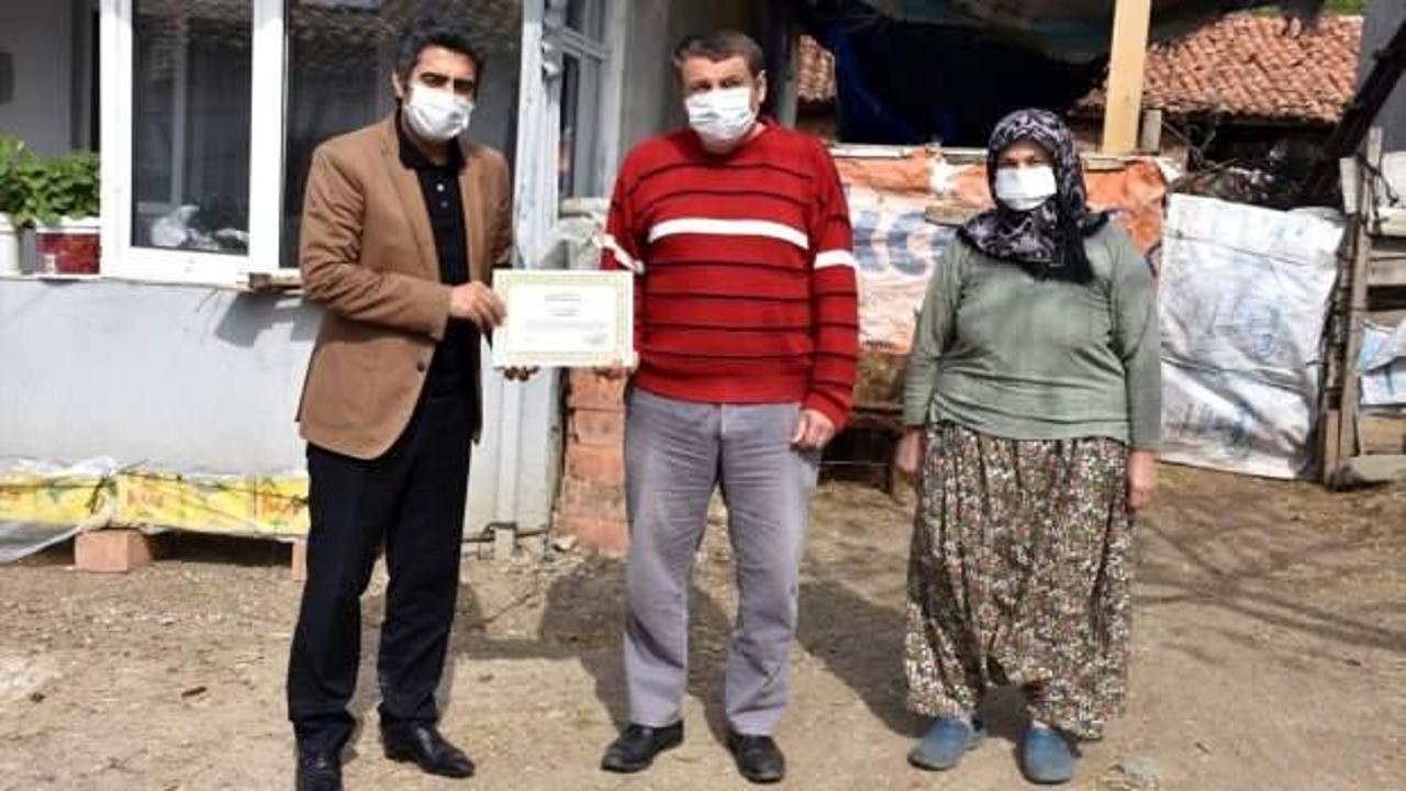 Kendisine gelen yardımı kampanyaya bağışladı