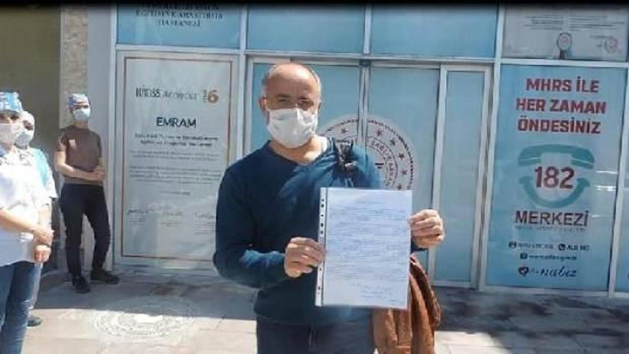 Koronavirüsü yenen sağlık çalışanından mesai arkadaşlarını duygulandıran mektup