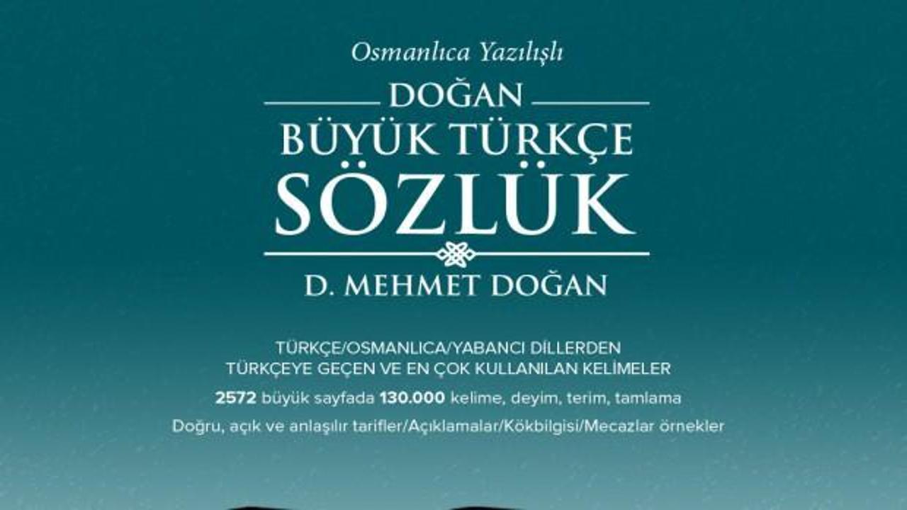 Osmanlıca yazılışlı Büyük Türkçe Sözlüğü yayınlandı