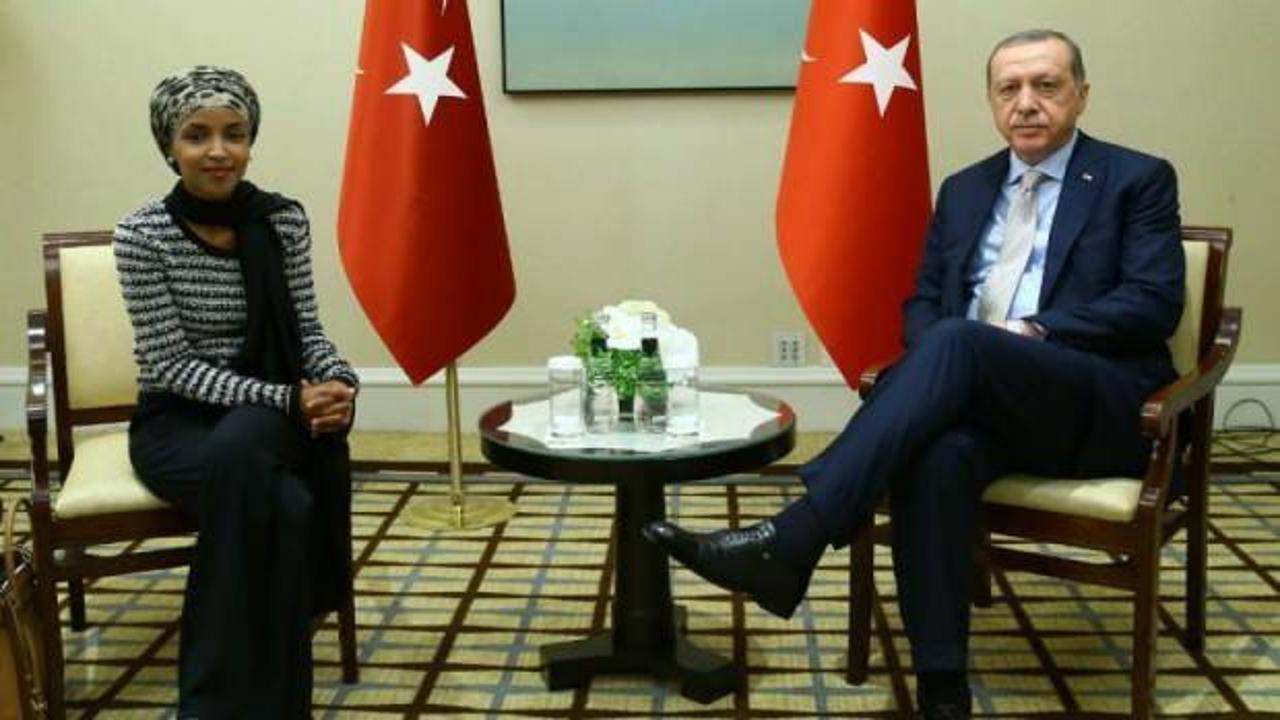 Erdoğan ile bu pozu verip Türkiye'nin sevgisini kazanmıştı! İşte Ilhan Omar'ın gerçek yüzü
