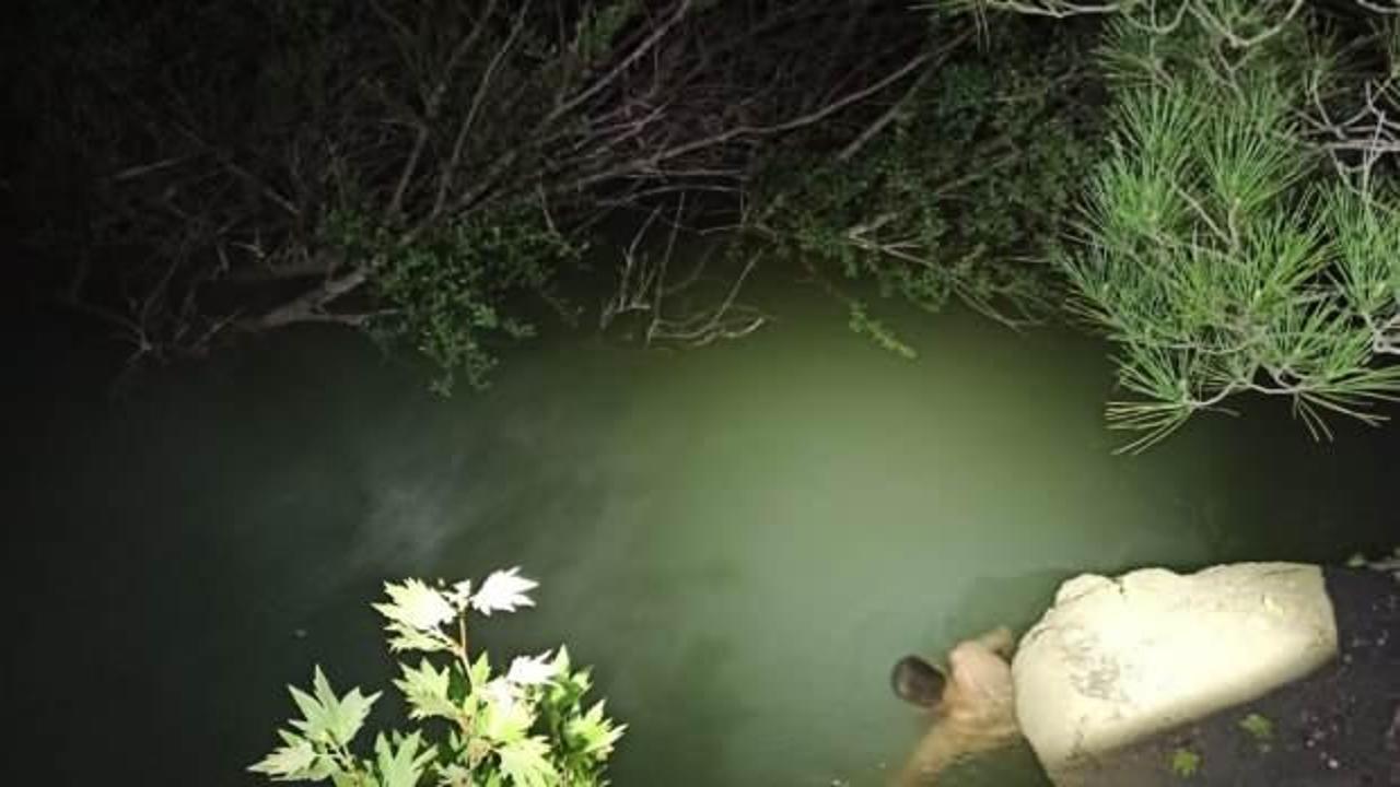 Kahramanmaraş'ta bir kişi alık tutmak için girdiği suda boğuldu